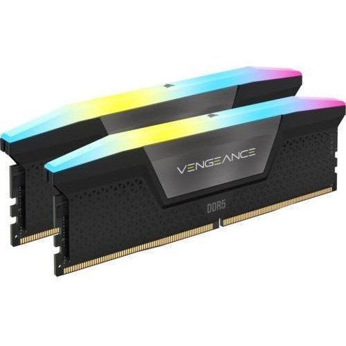 Пам'ять для настільних комп'ютерів Corsair 64 GB (2x32GB) DDR5 5200 MHz Vengeance RGB (CMH64GX5M2B5200C40) 027646 фото