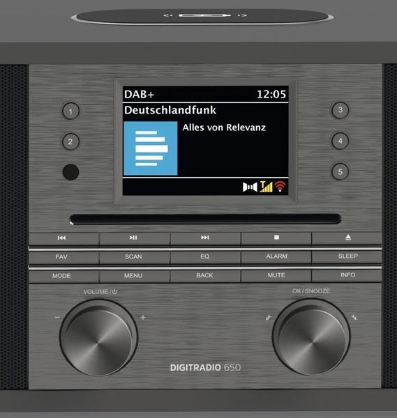 Радіоприймач TechniSat DigitRadio 650 Antracite 039144 фото
