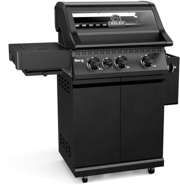 Гриль садовый газовый KOLER Krone Compact Pro Черный 15.8 кВт 60 x 46 см 1274528 фото
