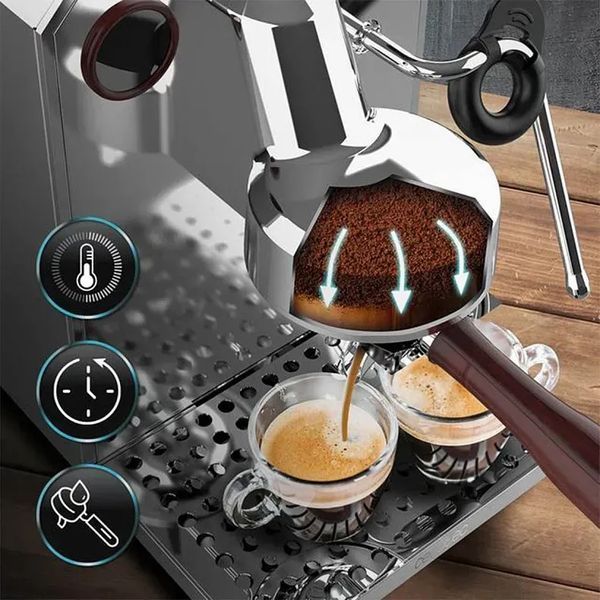 Рожковая кофеварка эспрессо Cecotec Baristeo Intima (A01_EU01_100127) 580276ua фото