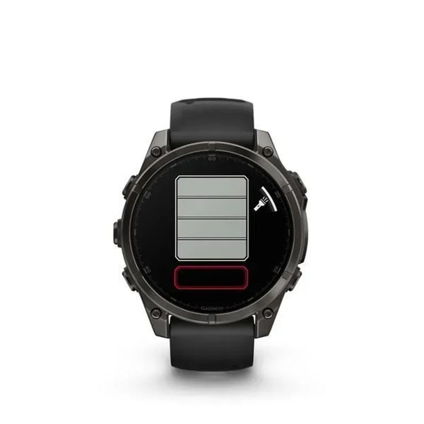Смарт-годинник Garmin Fenix 8 47mm Amoled Sapphire Carbon Gray DLC Titanium w. Black/Pebble Gray B. (010-02904-20/21/29) 613054 фото