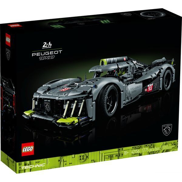 Авто-конструктор LEGO Technic Peugeot 9X8 24H Le Mans Hybrid Hypercar (42156) 004632 фото