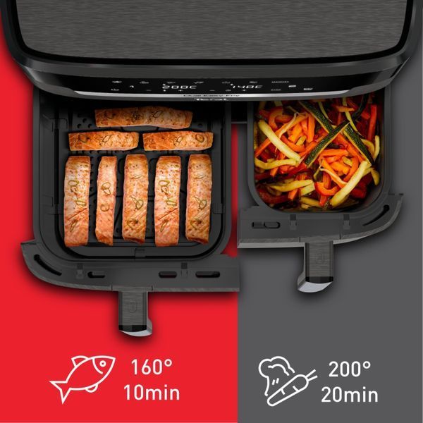 Мультипечь Tefal Dual Easy Fry XXL EY942HE0 2038787 фото