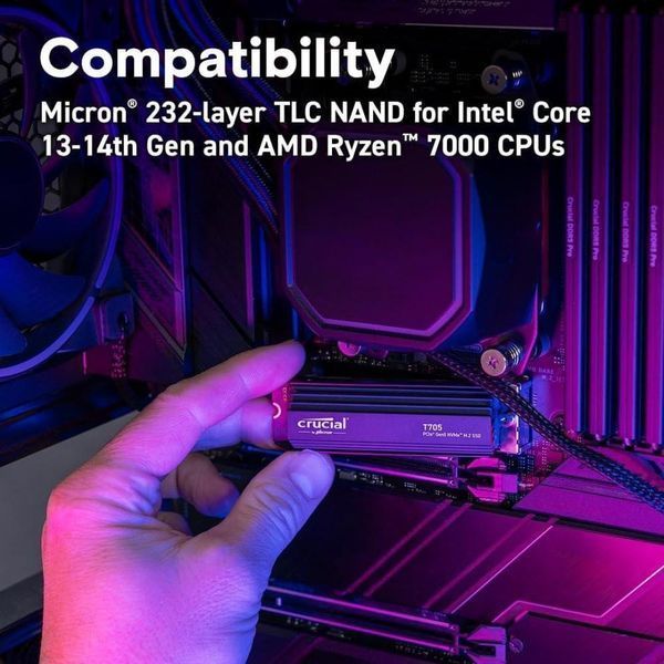 SSD накопичувач Crucial T705 2 TB (CT2000T705SSD5) 001883 фото
