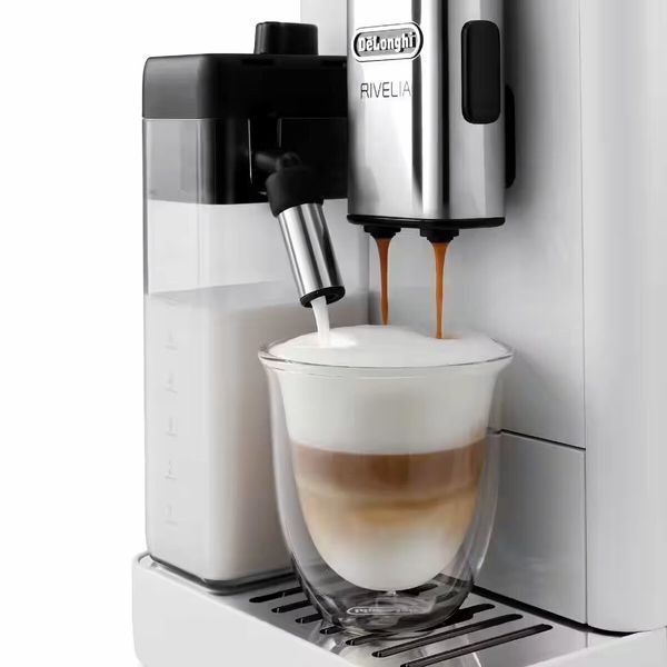 Кофемашина DELONGHI Rivelia EXAM 440.55.W Холодный кофе (2 сменных контейнера для кофе) 700394 фото