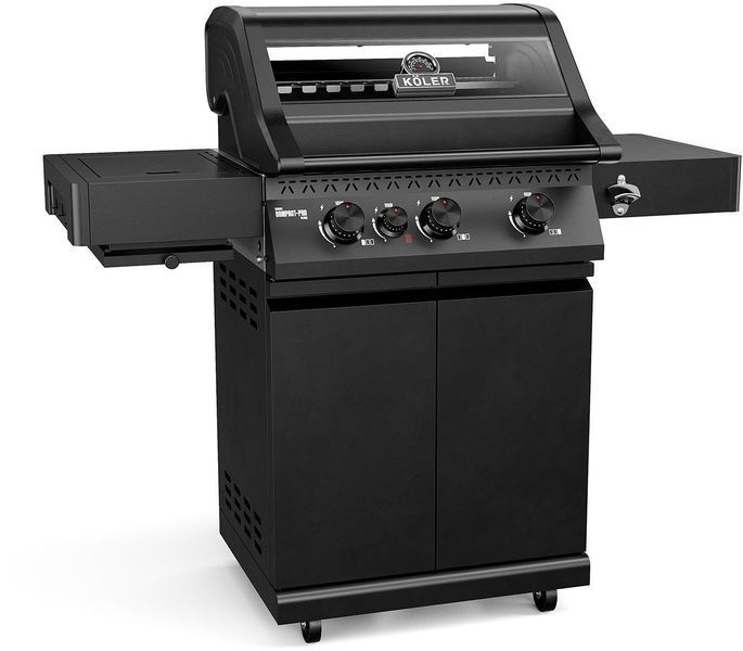 Гриль садовый газовый KOLER Krone Compact Pro Черный 15.8 кВт 60 x 46 см 1274528 фото