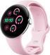 Смарт-годинник Google Pixel Watch 3 41 mm Wi-Fi Polished Silver Aluminum Case/Rose Quartz Active Band 614382 фото 1