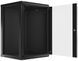 Шафа RACK LANBERG 19" 18U WF01-6618-10B 600 x 600 мм, настінна, чорна 470900 фото 4