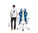 Комп'ютерне крісло для геймера Diablo Chairs X-One 2,0 Normal Size (WhitE-Blue) 018953 фото 8