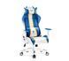 Комп'ютерне крісло для геймера Diablo Chairs X-One 2,0 Normal Size (WhitE-Blue) 018953 фото 3