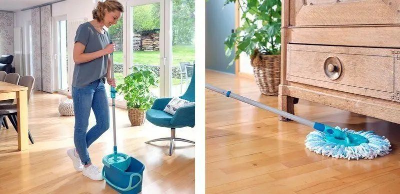 Набор для уборки Leifheit Набор для уборки для пола Clean Twist Disc Mop Ergo 30 см (52101) 319432 фото