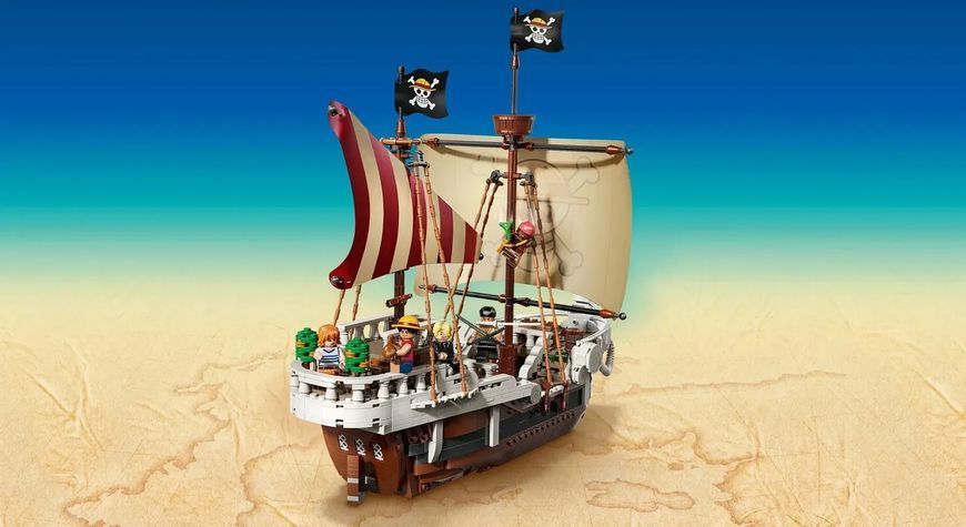 Блочный конструктор LEGO One Piece Пиратский корабль &laquo;Вездеходный Мерри&raquo; (75639) 613950 фото