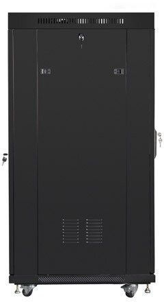 Шкаф RACK LANBERG 19" 15U FF01-8015-23BL 1000 x 1000 мм, напольный, черный 470855 фото