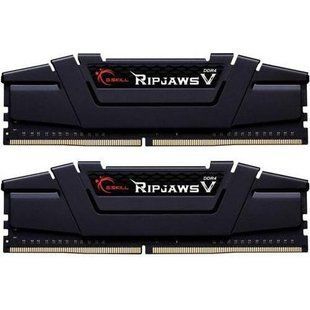 Пам'ять для настільних комп'ютерів G.Skill 64 GB (2x32GB) DDR4 4400 MHz RipJaws V (F4-4400C19D-64GVK) 027764 фото