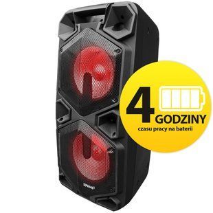 Power Audio PRIME3 APA20, 40 Вт, Bluetooth, акумулятор 4 години, два бездротових мікрофони в комплекті, пульт в комплекті 348319 фото