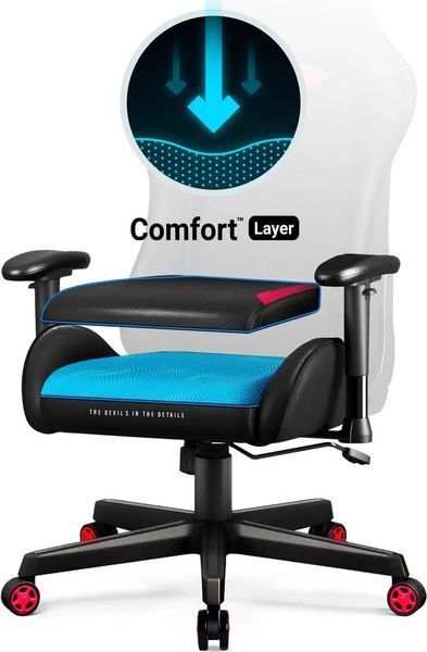 Компьютерное кресло для геймера Diablo Chairs X-ST4RTER Black 018971 фото