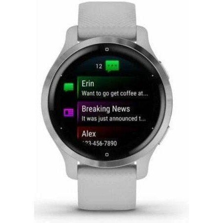 Смарт-часы Garmin Venu 2S Silver Stainless Steel Bezel with Mist Gray Case and Silicone Band (010-02429-12/02) 035291 фото