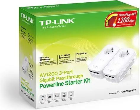 Powerline-адаптер TP-Link TL-PA8030P Kit 352228 фото