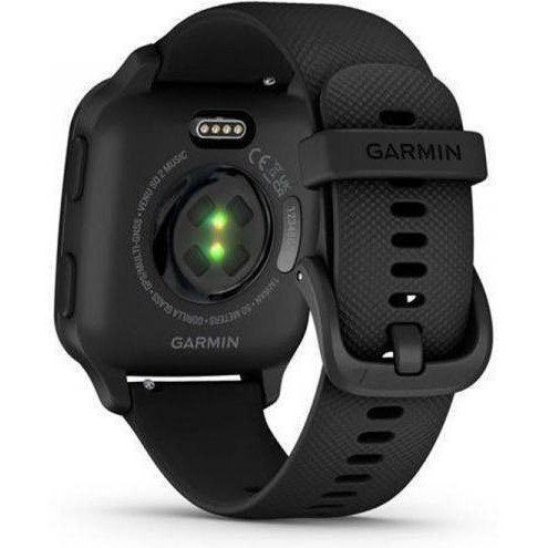 Смарт-годинник Garmin Venu Sq 2 &ndash; Music Edition Slate Aluminum Bezel with Black Case and Silicone Band (010-02700-00/10/80) 035120 фото