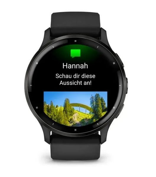 Смарт-часы Garmin Venu 3 Slate Stainless Steel Bezel with Black Case and Silicone Band (010-02784-01/51/41) 613087 фото