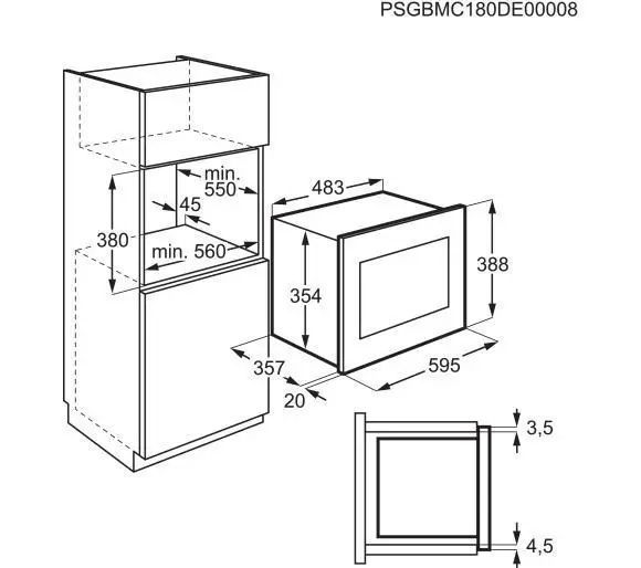 Микроволновка с грилем Electrolux EMS4253TMK 020538 фото