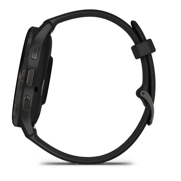Смарт-часы Garmin Venu 3 Slate Stainless Steel Bezel with Black Case and Silicone Band (010-02784-01/51/41) 613087 фото