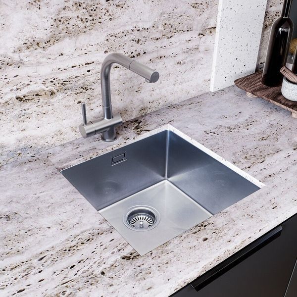 Односекційна мийка LANILIA Evier 44.1 Inox 44x44 1285904 фото