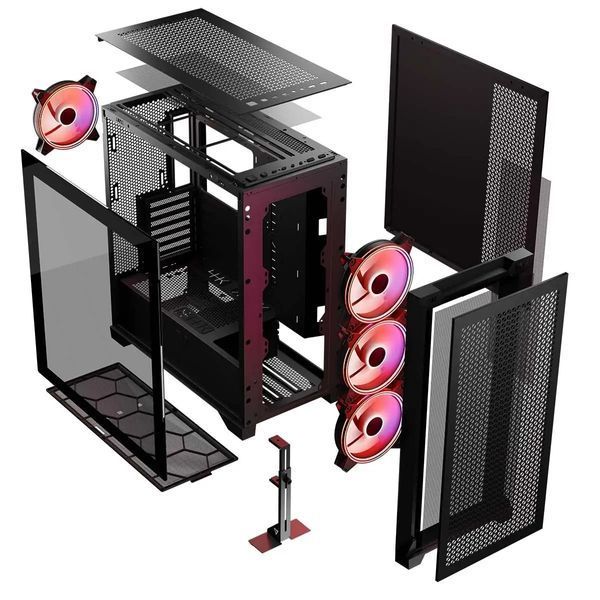 Корпус Modecom Volcano Expanse T Apex ARGB Midi Black (AT-EXPANSE-TG-10-000000-0002) 017963 фото