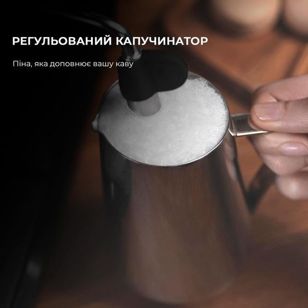 Ріжкова кавоварка еспресо CECOTEC Cafelizzia 890 Gray (01624) 036141 фото