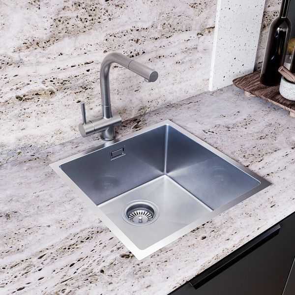 Односекційна мийка LANILIA Evier 44.1 Inox 44x44 1285904 фото