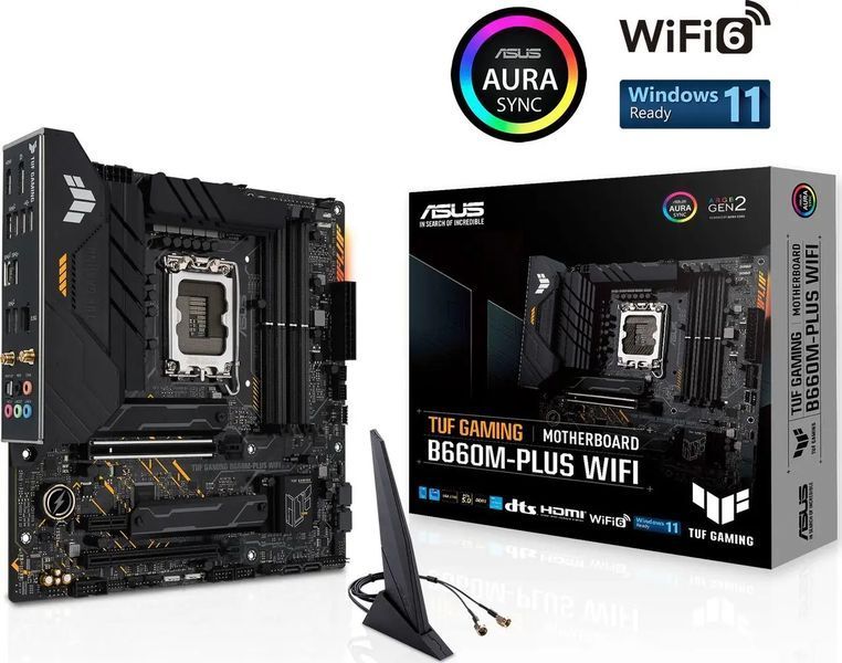 Материнська плата Asus TUF Gaming B660M-PLUS WIFI 021760 фото