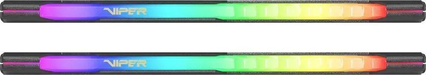 Пам'ять для настільних комп'ютерів Patriot Viper 4 Steel RGB 16GB (2x8GB) DDR4 3200MHz CL16 (PVSR416G320C6K) 374316 фото