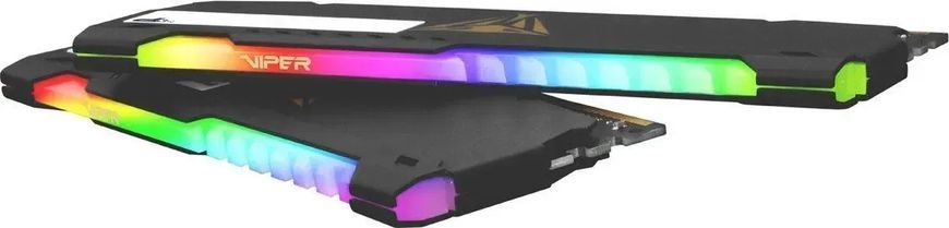 Пам'ять для настільних комп'ютерів Patriot Viper 4 Steel RGB 16GB (2x8GB) DDR4 3200MHz CL16 (PVSR416G320C6K) 374316 фото