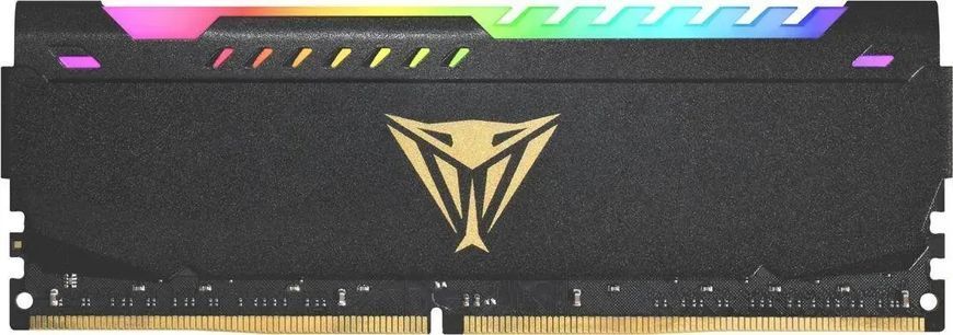 Пам'ять для настільних комп'ютерів Patriot Viper 4 Steel RGB 16GB (2x8GB) DDR4 3200MHz CL16 (PVSR416G320C6K) 374316 фото
