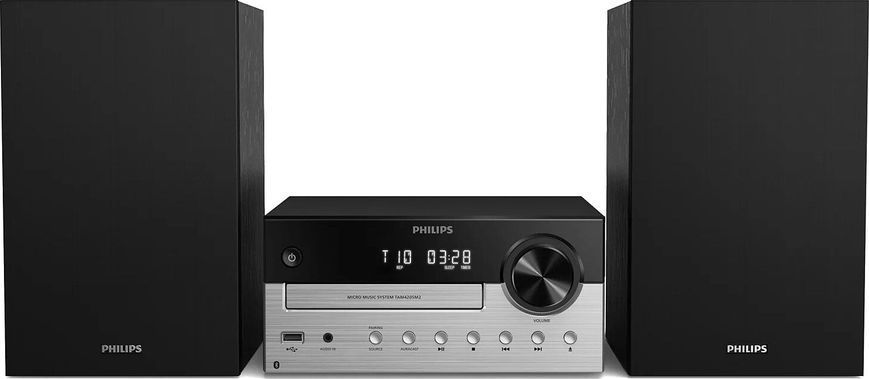 Музична система PHILIPS TAM4205M2/12 Чорна CD/-R/-RW/MP3, Wi-Fi, Bluetooth 5.4, Auracast, FM-тюнер, додаток Philips 2094708 фото