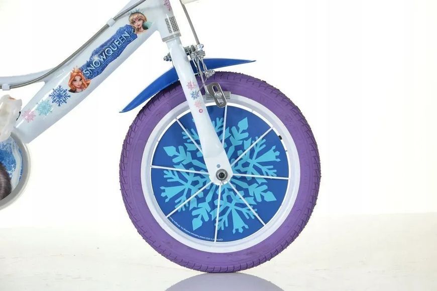 Дитячий двоколісний велосипед Kubisport Dino 16 Blue/Purple 591308 фото
