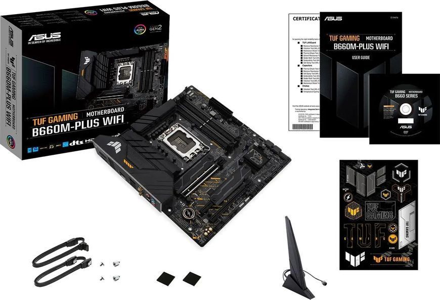 Материнська плата Asus TUF Gaming B660M-PLUS WIFI 021760 фото