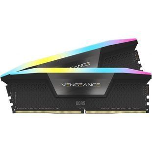 Пам'ять для настільних комп'ютерів Corsair 32 GB (2x16GB) DDR5 6400 MHz Vengeance RGB (CMH32GX5M2B6400C32) 027615 фото