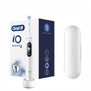 Електрична зубна щітка Oral-B iO Series 6 White 012802 фото