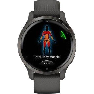Смарт-годинник Garmin Venu 2S Slate Bezel with Graphite Case and Silicone Band 010-02429-10/00 035292 фото