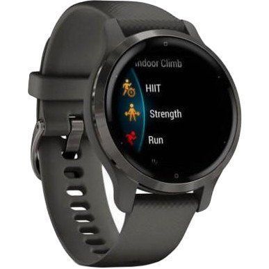 Смарт-годинник Garmin Venu 2S Slate Bezel with Graphite Case and Silicone Band 010-02429-10/00 035292 фото