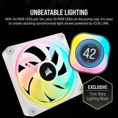 Водяное охлаждение Corsair iCUE LINK H150i LCD (CW-9061010-WW) 014119 фото
