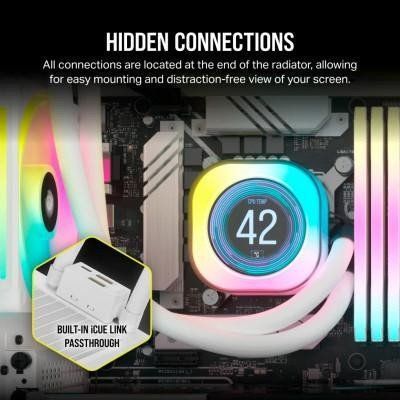 Водяное охлаждение Corsair iCUE LINK H150i LCD (CW-9061010-WW) 014119 фото