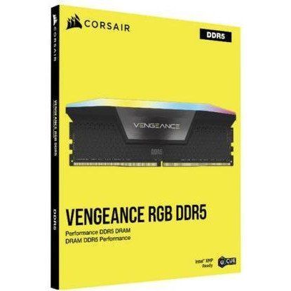 Пам'ять для настільних комп'ютерів Corsair 32 GB (2x16GB) DDR5 6400 MHz Vengeance RGB (CMH32GX5M2B6400C32) 027615 фото