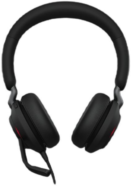 Навушники повнорозмірні JABRA Evolve2 40 SE MS Стерео Чорний 2131896 фото