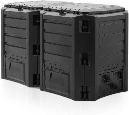 Компостер садовый Prosperplast Module Compogreen 800L Black (5905197595429) 418829 фото