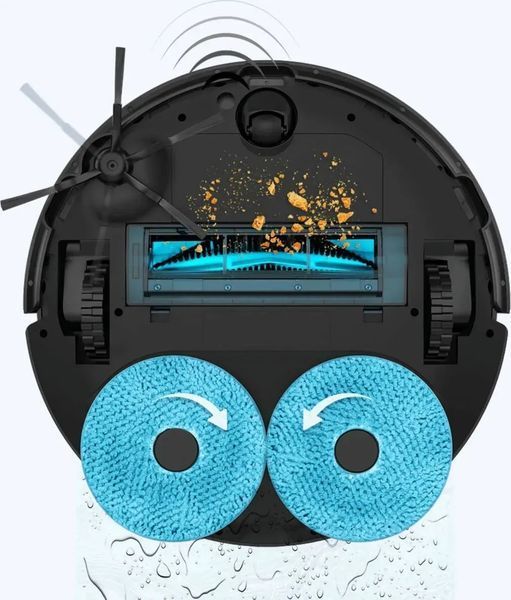 Робот-пылесос с влажной уборкой Cecotec Conga 11090 Spin Revolution Home&Wash (CCTC-08105) 598536 фото
