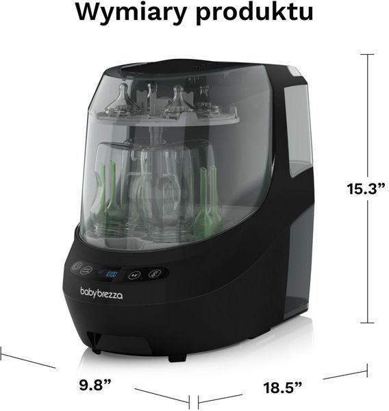 Стерилізатор BABY BREZZA Bottle Washer Pro Чорний 2088269 фото