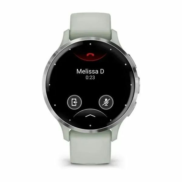 Смарт-годинник Garmin Venu 3S Silver S. Steel Bezel w. Sage Gray Case and S. Band (010-02785-01/51) 612681 фото
