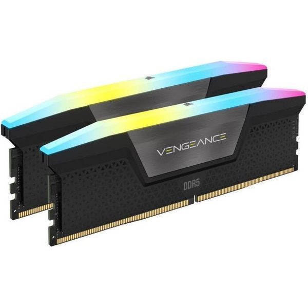 Пам'ять для настільних комп'ютерів Corsair 32 GB (2x16GB) DDR5 6400 MHz Vengeance RGB (CMH32GX5M2B6400C32) 027615 фото